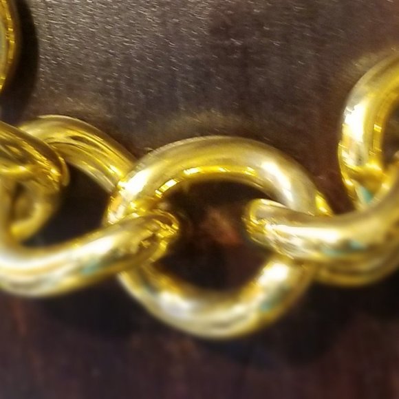 RARE MICHAEL KORS LARGE TOGGLE NECKLACE + MK MASK - Picture 7 of 16